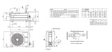 Mitsubishi Heavy Industries Air Conditioning STANDARD  SRK25ZSP-W Wall Heat pump 2.5Kw/9000Btu A R32 240V~50Hz