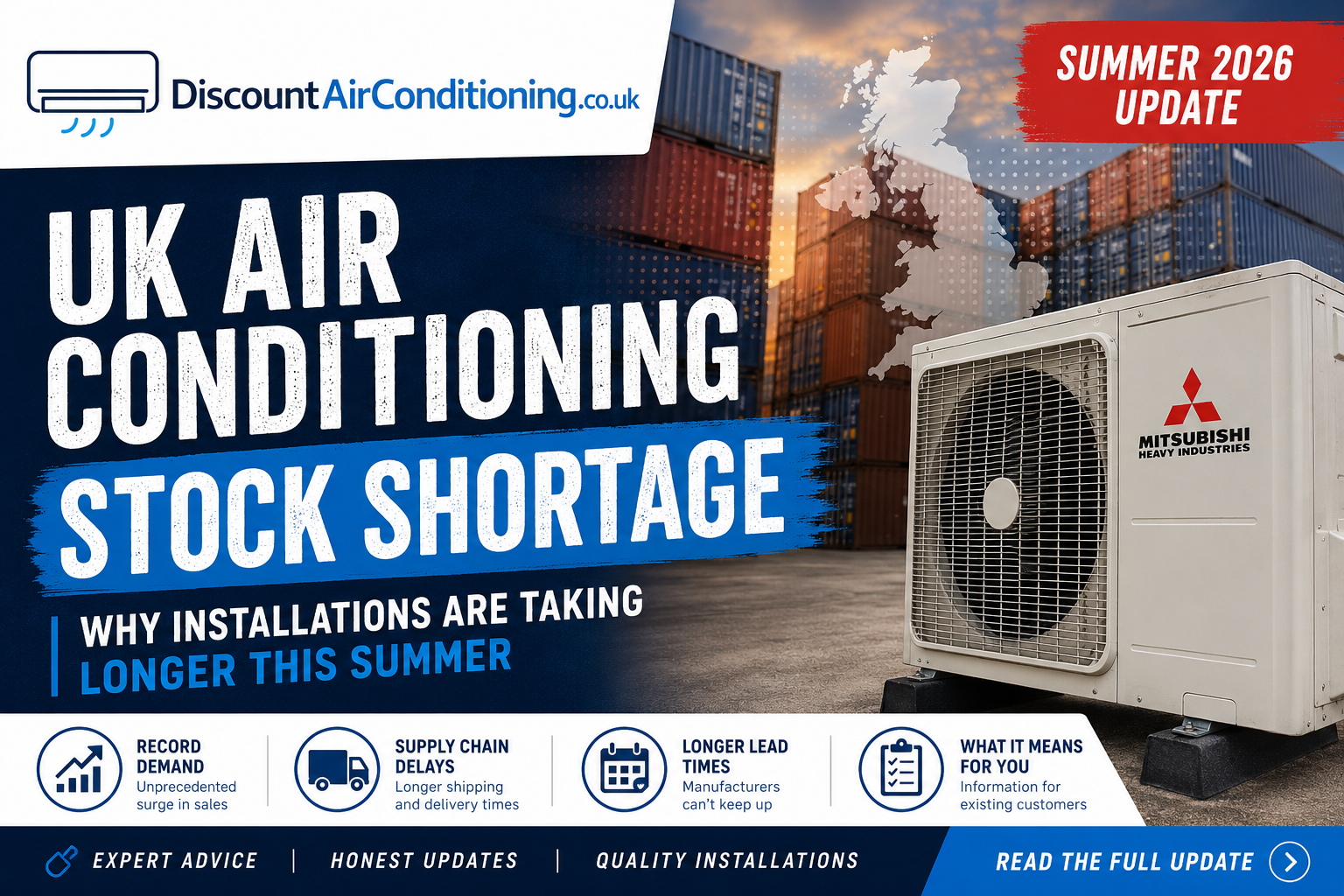 Why Is There a Shortage of Air Conditioning Stock in the UK? (Summer 2026 Update)